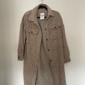 Forever 21 Houndstooth Coat
